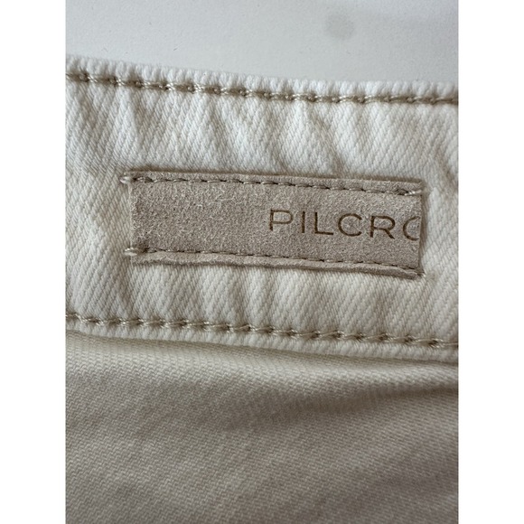 Anthropologie Pilcro Jean Shorts Women's Size 31‎ Beige Beach Vacation Summer - Picture 4 of 9